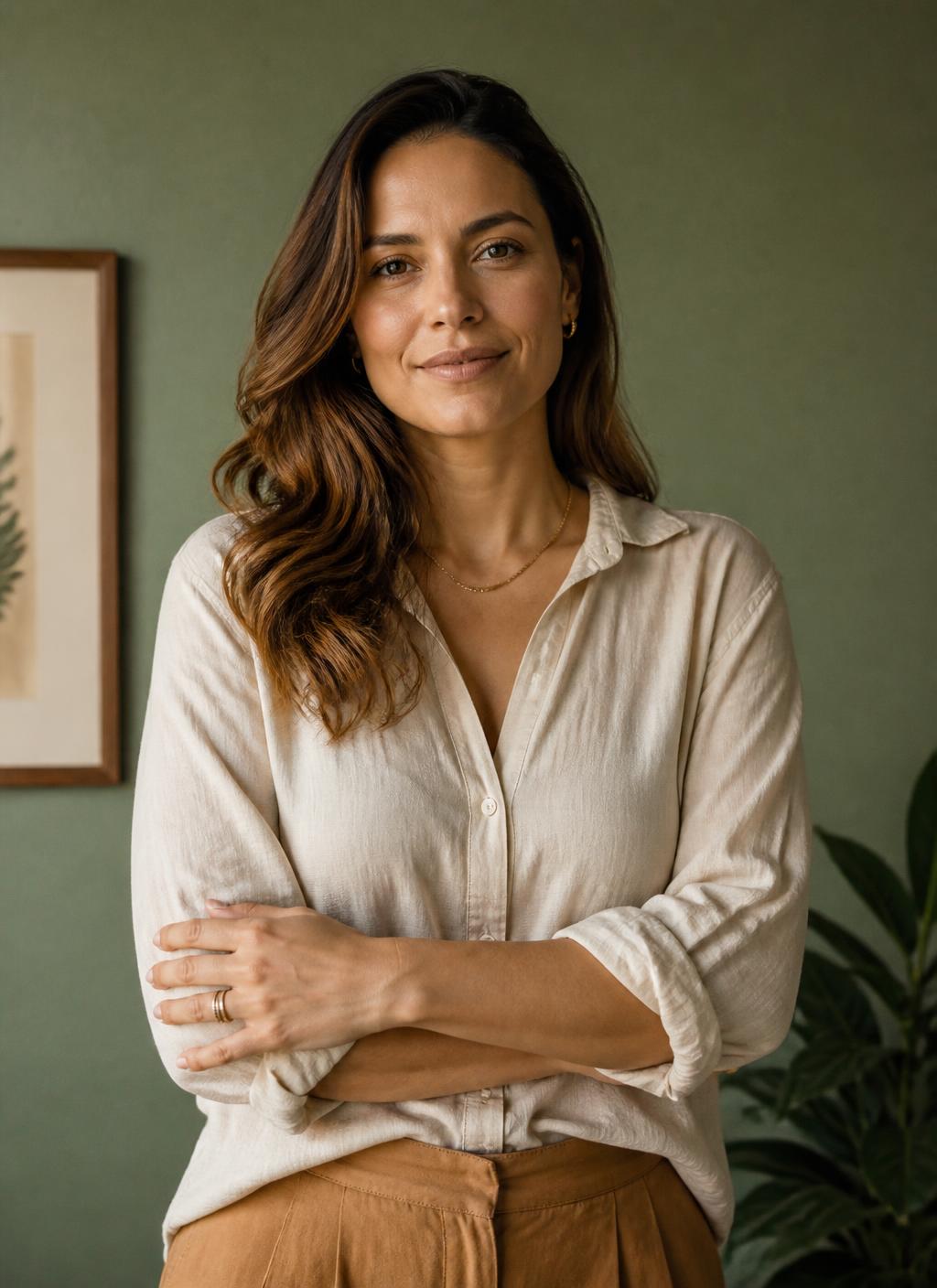 Retrato de Giovanna Moura Trindade, psicóloga e psicanalista
